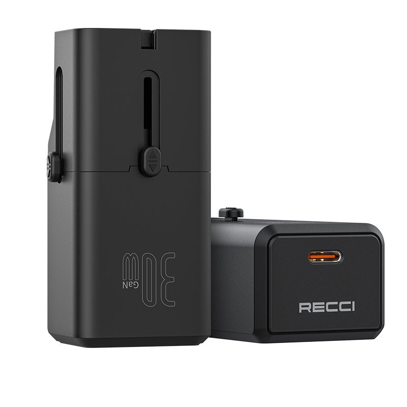 Recci RCG-P07 Çoklu Universal US/UK/EU/AU Uyumlu Şarj Adaptörü 30W Recci RCG-P07 Çoklu Universal US/UK/EU/AU Uyumlu Şarj Adaptörü 30W